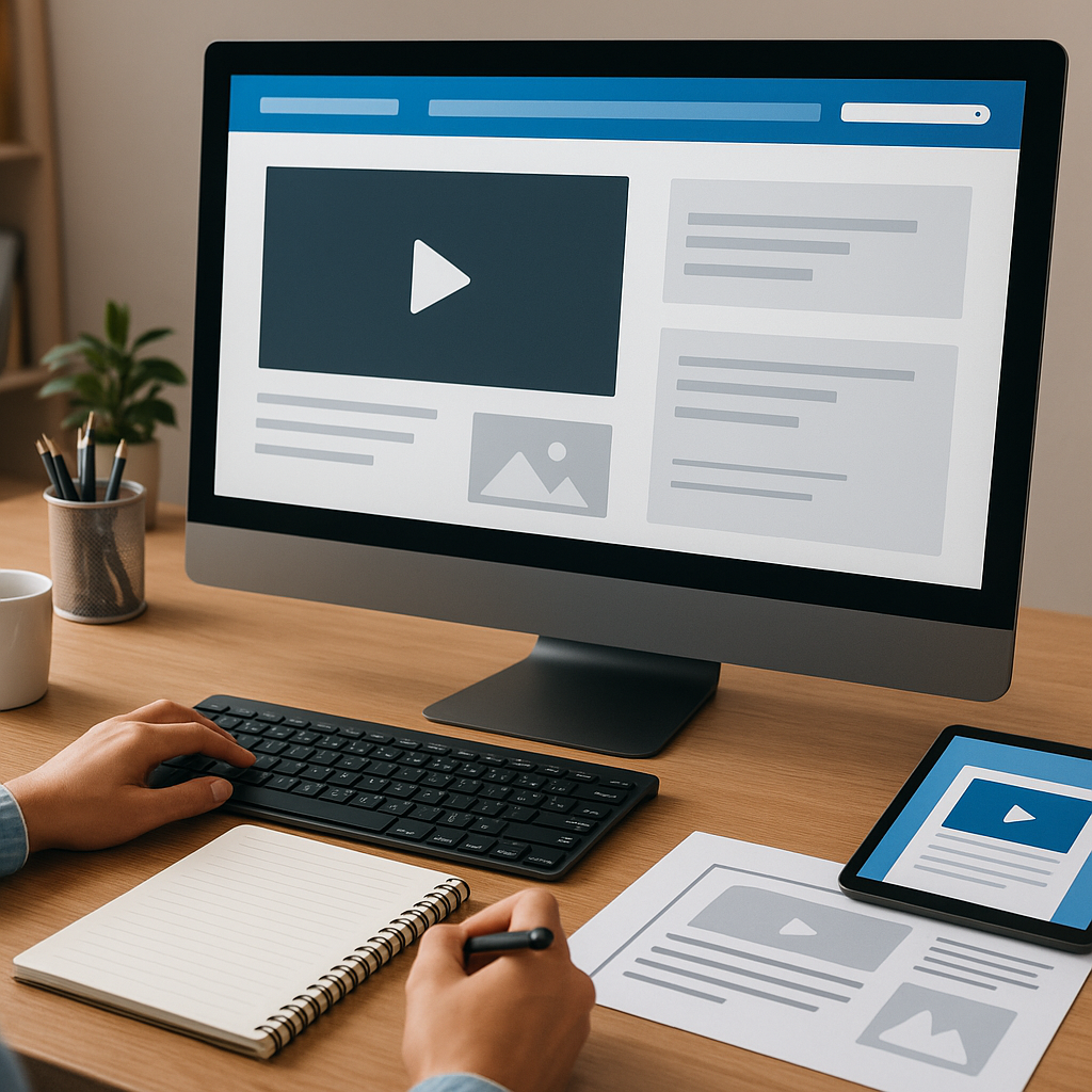 Treści na stronę platformy e-learningowej