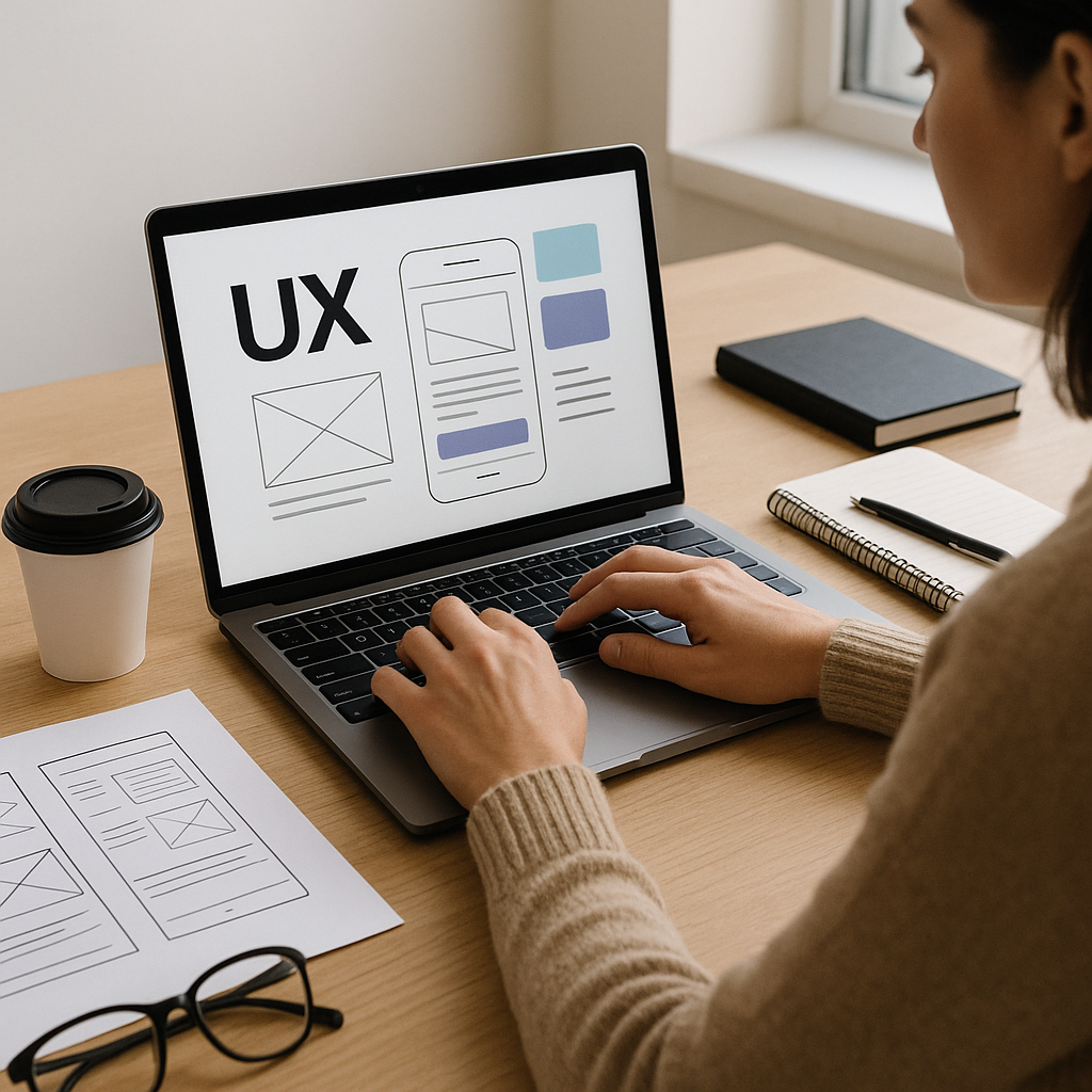 Treści na stronę freelancera UX