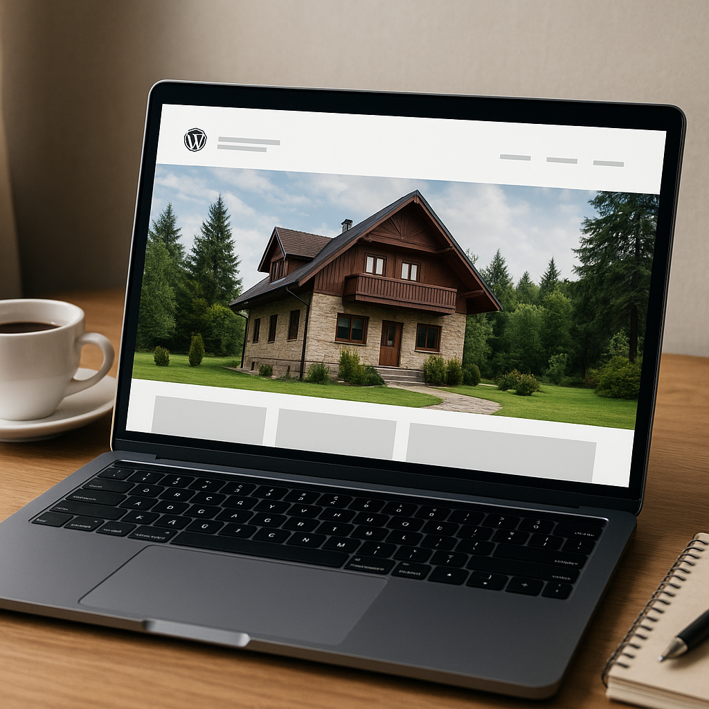 Strona internetowa na WordPress dla pensjonatu