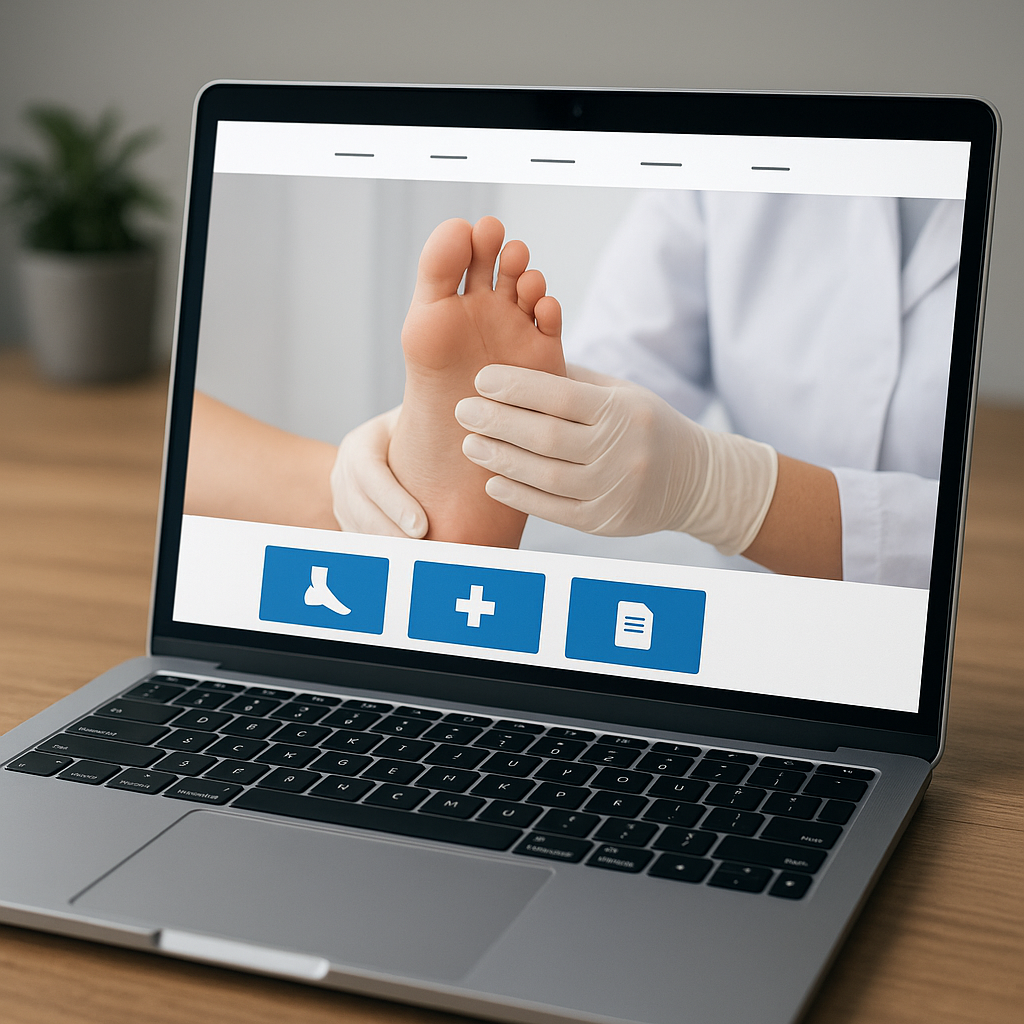 Strona internetowa na WordPress dla podologa