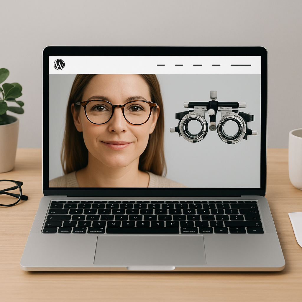 Strona internetowa na WordPress dla optyka