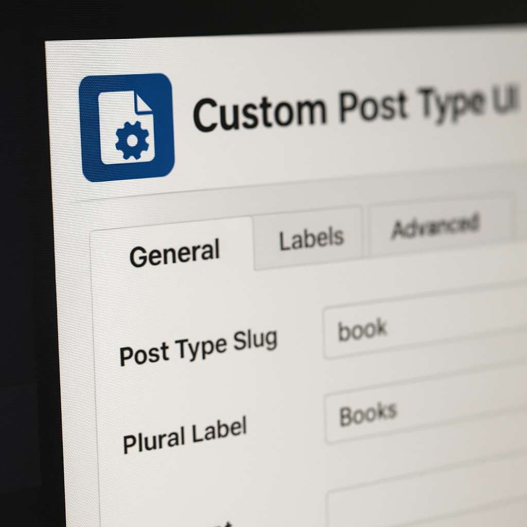 Custom Post Type UI