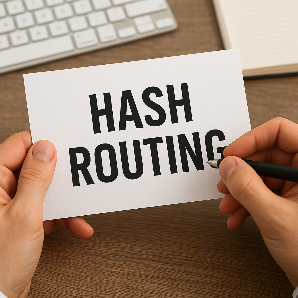 Czym jest hash routing?