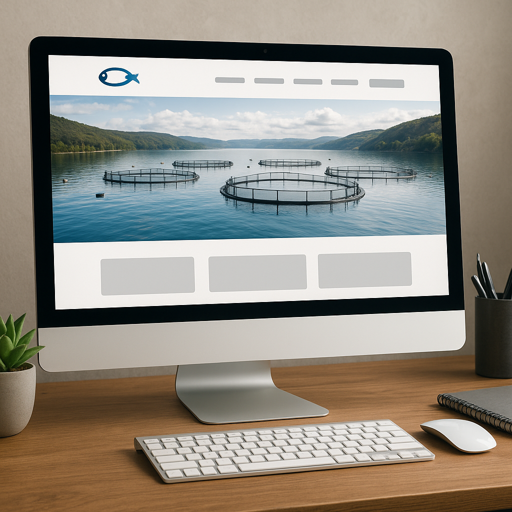 Strona internetowa na WordPress dla gospodarstwa rybnego