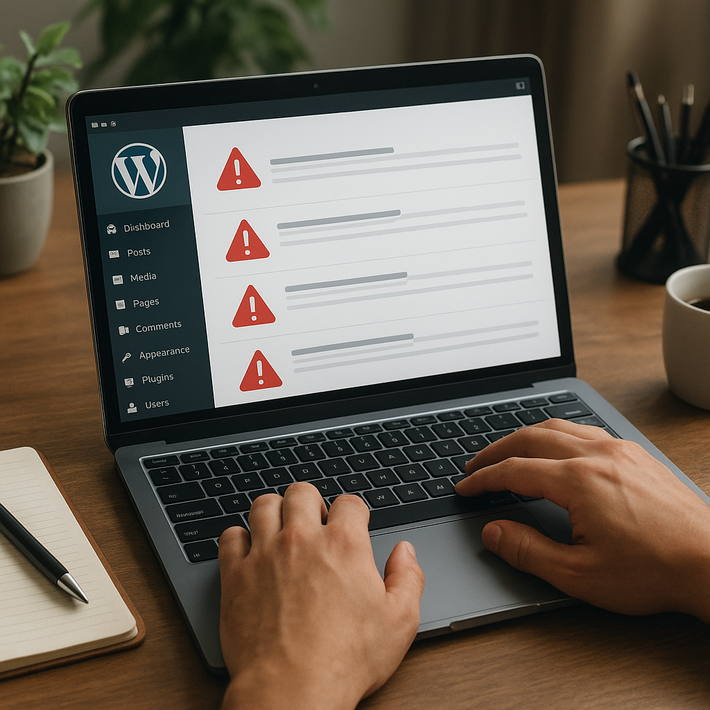Najczęstsze błędy w WordPress i jak ich unikać