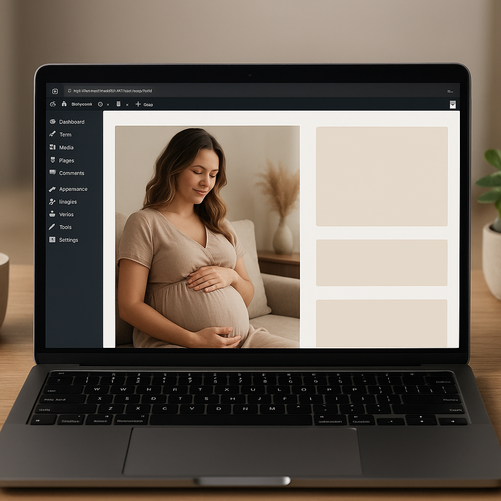 Strona internetowa na WordPress dla douli