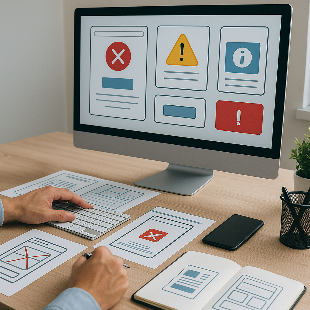 Projektowanie błędów i komunikatów systemowych w UX