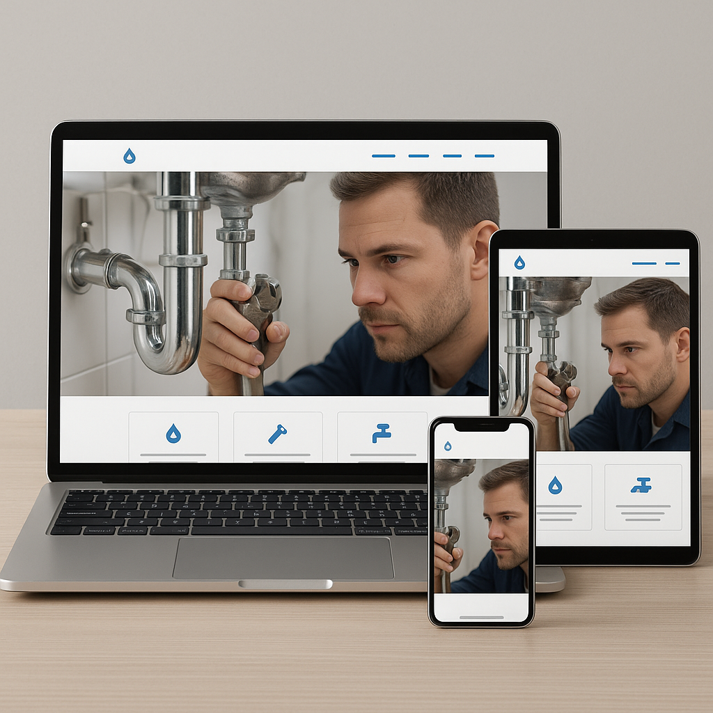 Strona internetowa na WordPress dla hydraulika