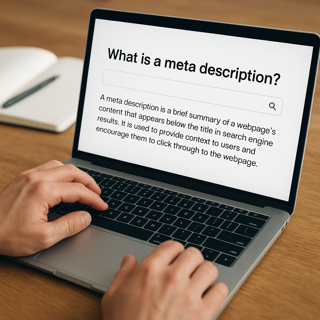 Czym jest meta description?